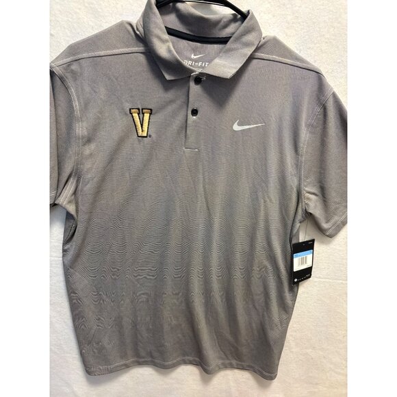 New Nike Dri-FIT Golf Polo Shirt Gray Medium - Picture 2 of 12